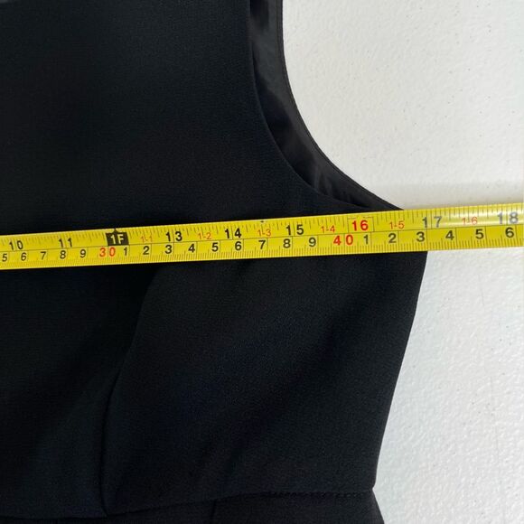 Cabi Flapper Empire Waist Black Sleeveless Car Wash Shift Dress 236 Women Size 4 - Picture 13 of 16